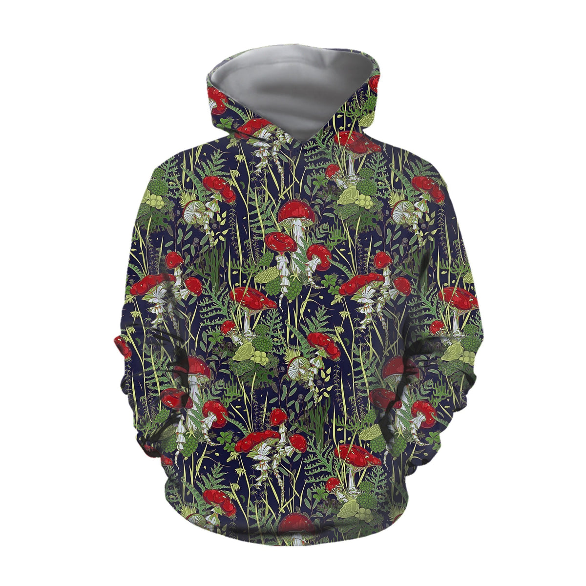 Button Mushrooms Hoodie-Apparel-NTH-Hoodie-S-Vibe Cosy™