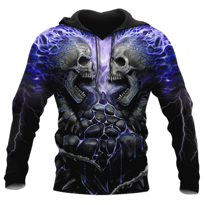 April Guy Skull 3D All Over Printed Unisex Hoodie