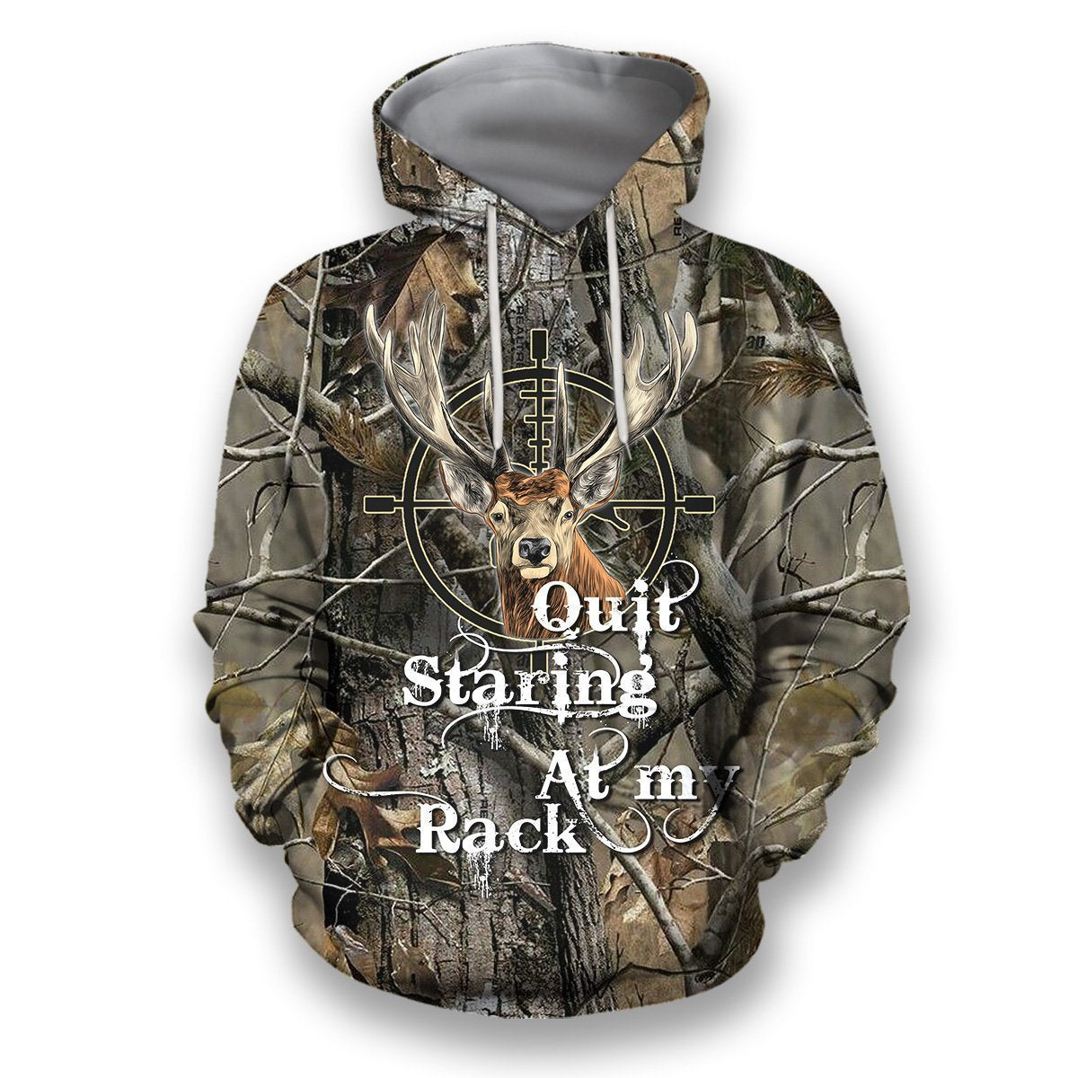 All Over Printed Camo Hoodie-Apparel-HbArts-Hoodies-S-Vibe Cosy™