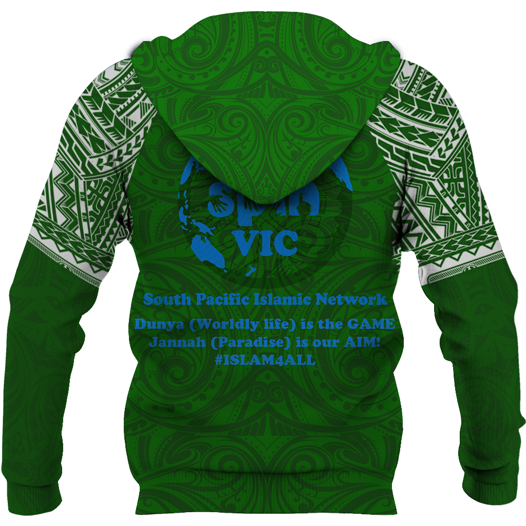 Special Green All Over Hoodie White NVD-Apparel-Dung Van-Hoodie-S-Vibe Cosy™