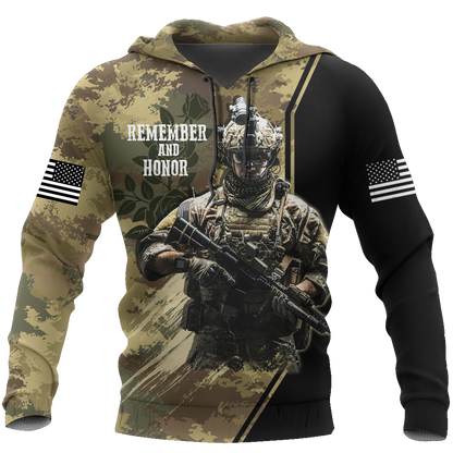Memorial day Remember and honor the heroes who served to hold our flag high TR220402-Apparel-Huyencass-Hoodie-S-Vibe Cosy™