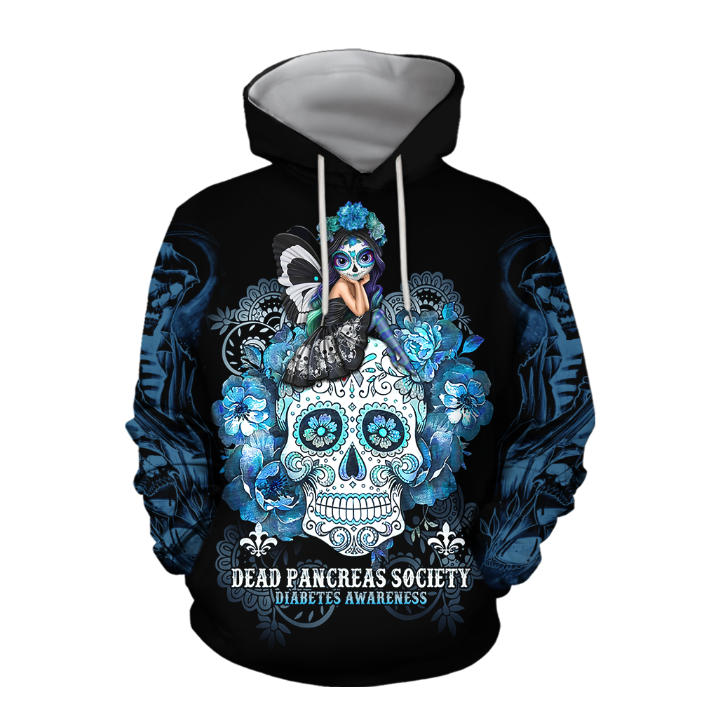 Diabetes 3d hoodie shirt for men and women HG HAC210301-Apparel-HG-Hoodie-S-Vibe Cosy™