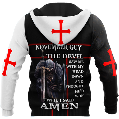 November Guy- Untill I Said Amen 3D All Over Printed Shirts For Men and Women Pi250501S11