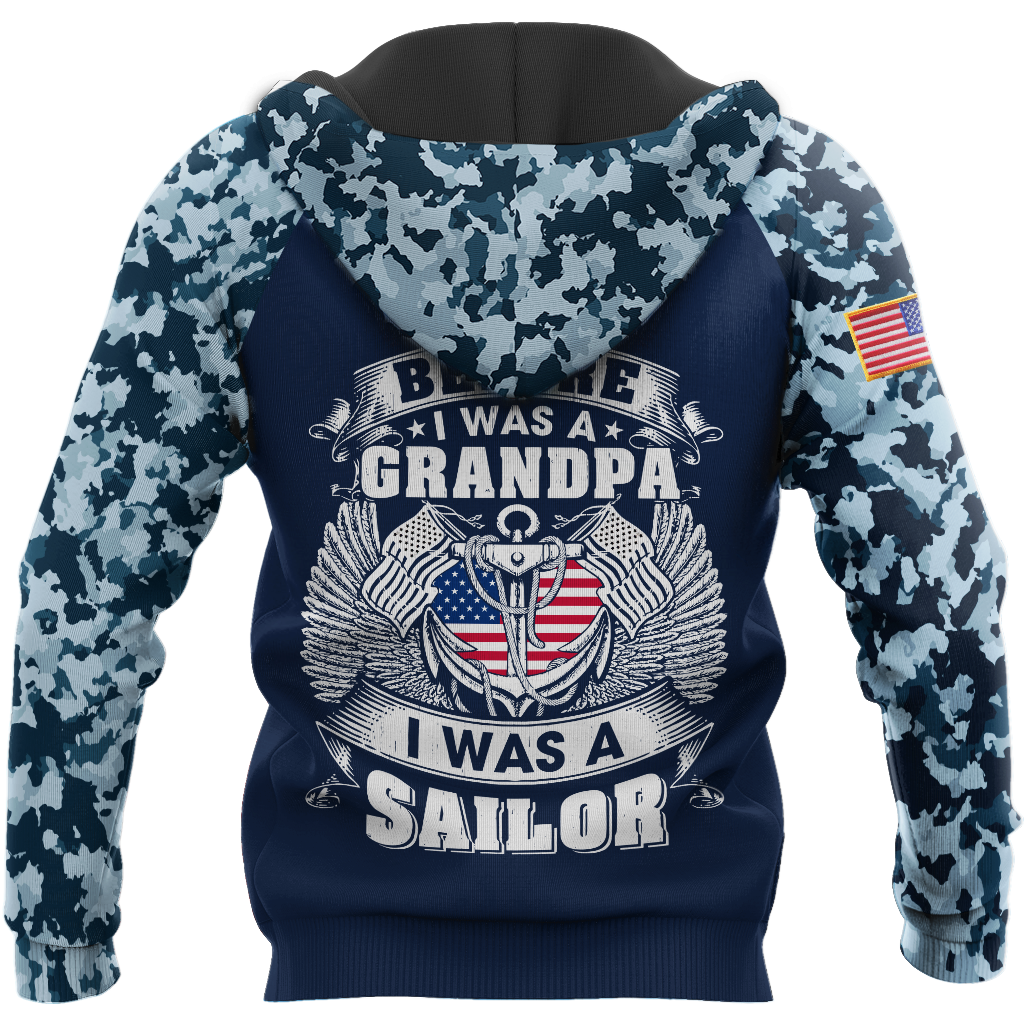 All Over Printed Navy Veteran Hoodie TR2808203-MEI