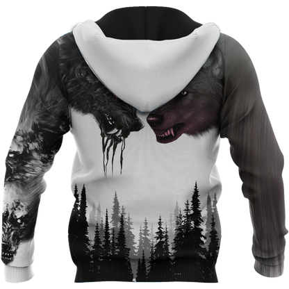 Wolf 3D All Over Printed Hoodie For Men and Women MH2410202ST