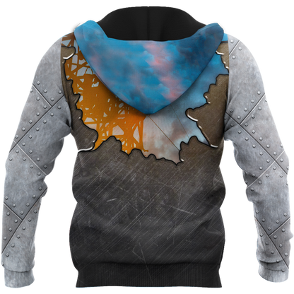Premium Unisex All Over Printed Electrician Shirts MEI