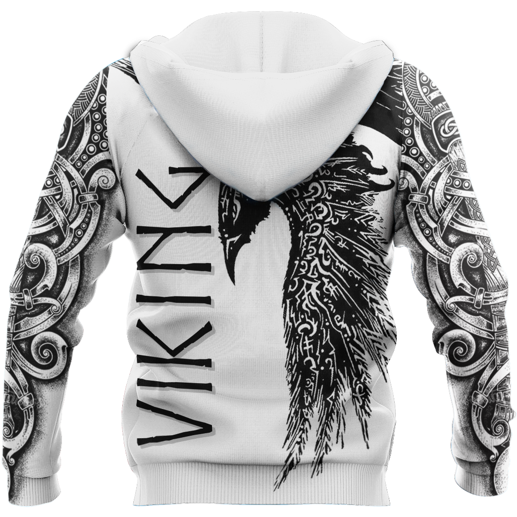 Love Viking tattoos 3D all over printed for man and women-Apparel-PL8386-Hoodie-S-Vibe Cosy™