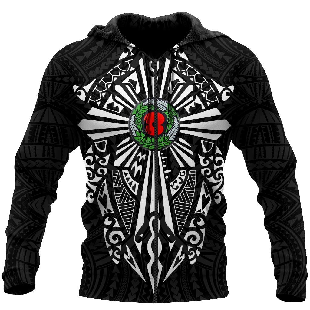 New zealand anzac, lest we forget maori cross tattoo 3d all over printed shirt and short for man and women MH3006201-Apparel-PL8386-Zipped Hoodie-S-Vibe Cosy™