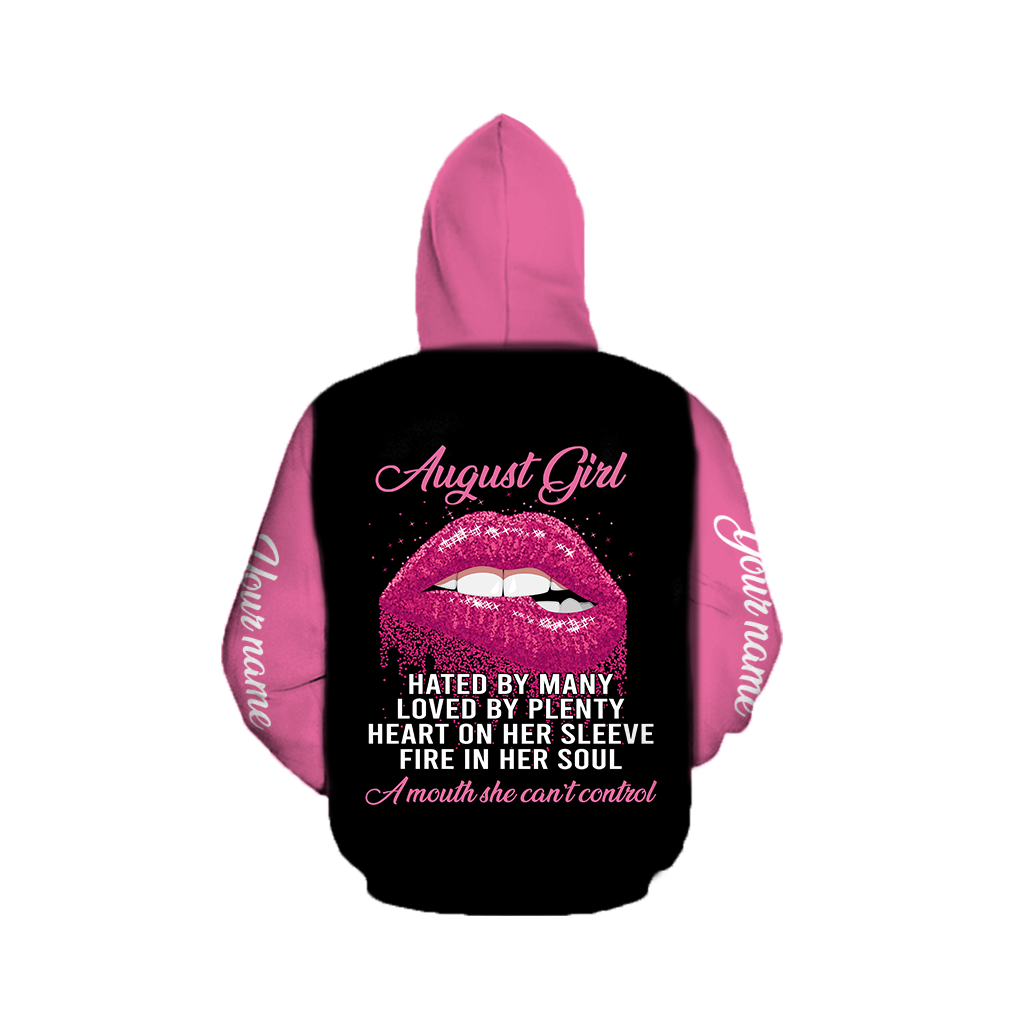 August Girl Customize Name 3D All Over Printed Shirts For Women MH10112008