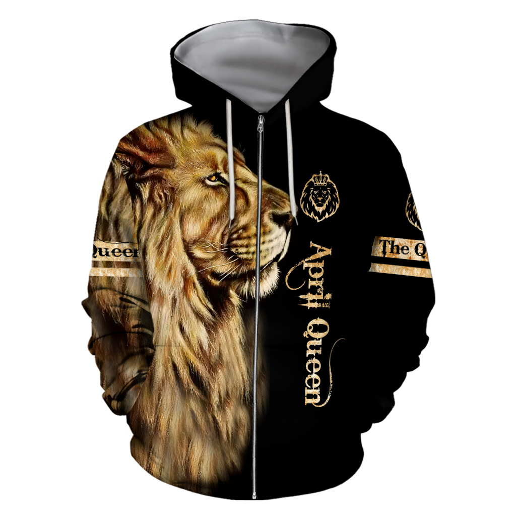 April Lion Queen 3D All Over Printed Shirt for Women