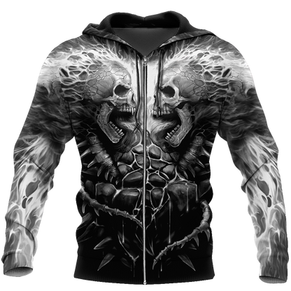 Premium Skull Tattoo 3D All Over Printed Unisex Shirts