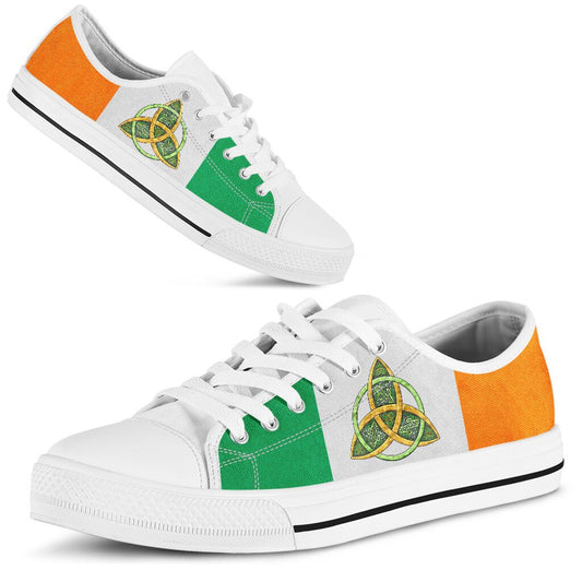 Irish Circle White Limited Low Top Shoes SU040302-Shoes-SUN-EU36 (US6)-Vibe Cosy™
