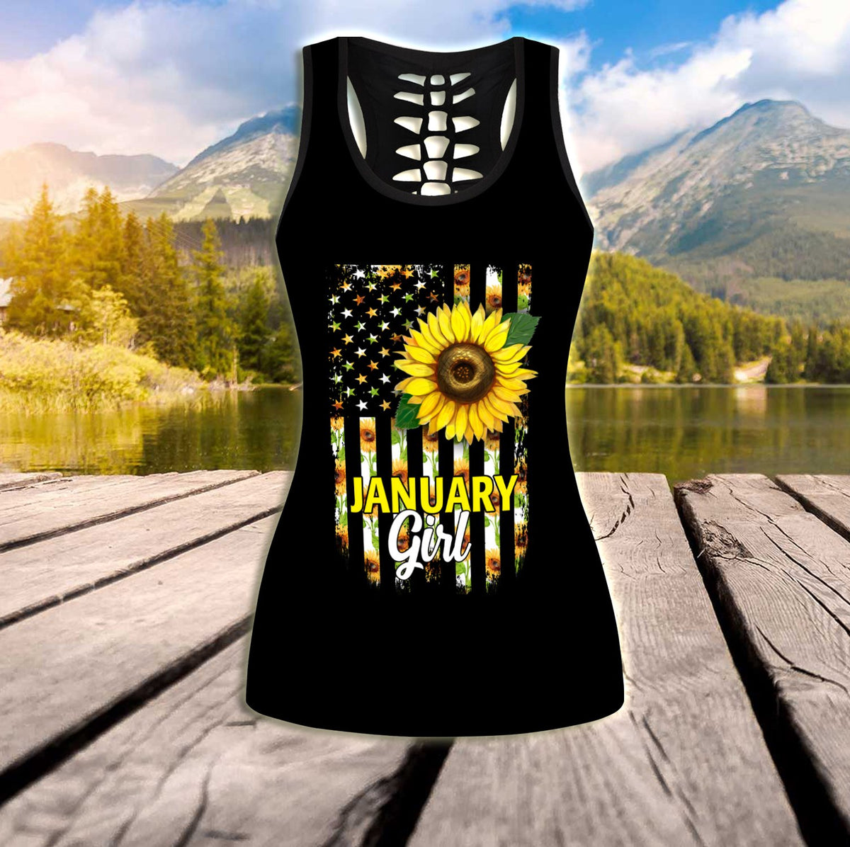 January Girl Sunflower Combo (Legging+Tank) TR1405201S-Apparel-Huyencass-No Legging-S-Vibe Cosy™