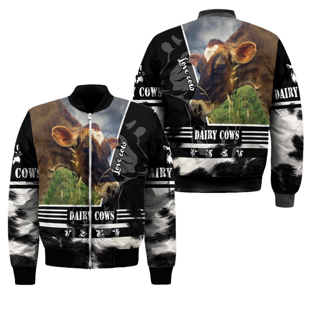 Dairy Cows 3D All Over Printed Unisex Shirts DD1412202