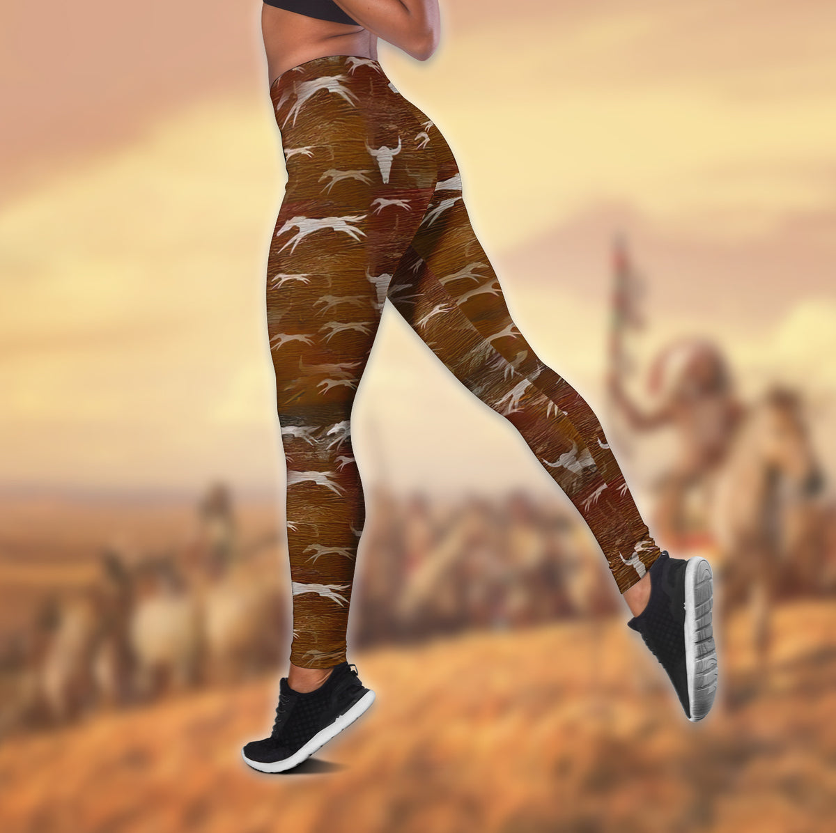 Native American 3D All Over Printed Legging + Hoodie