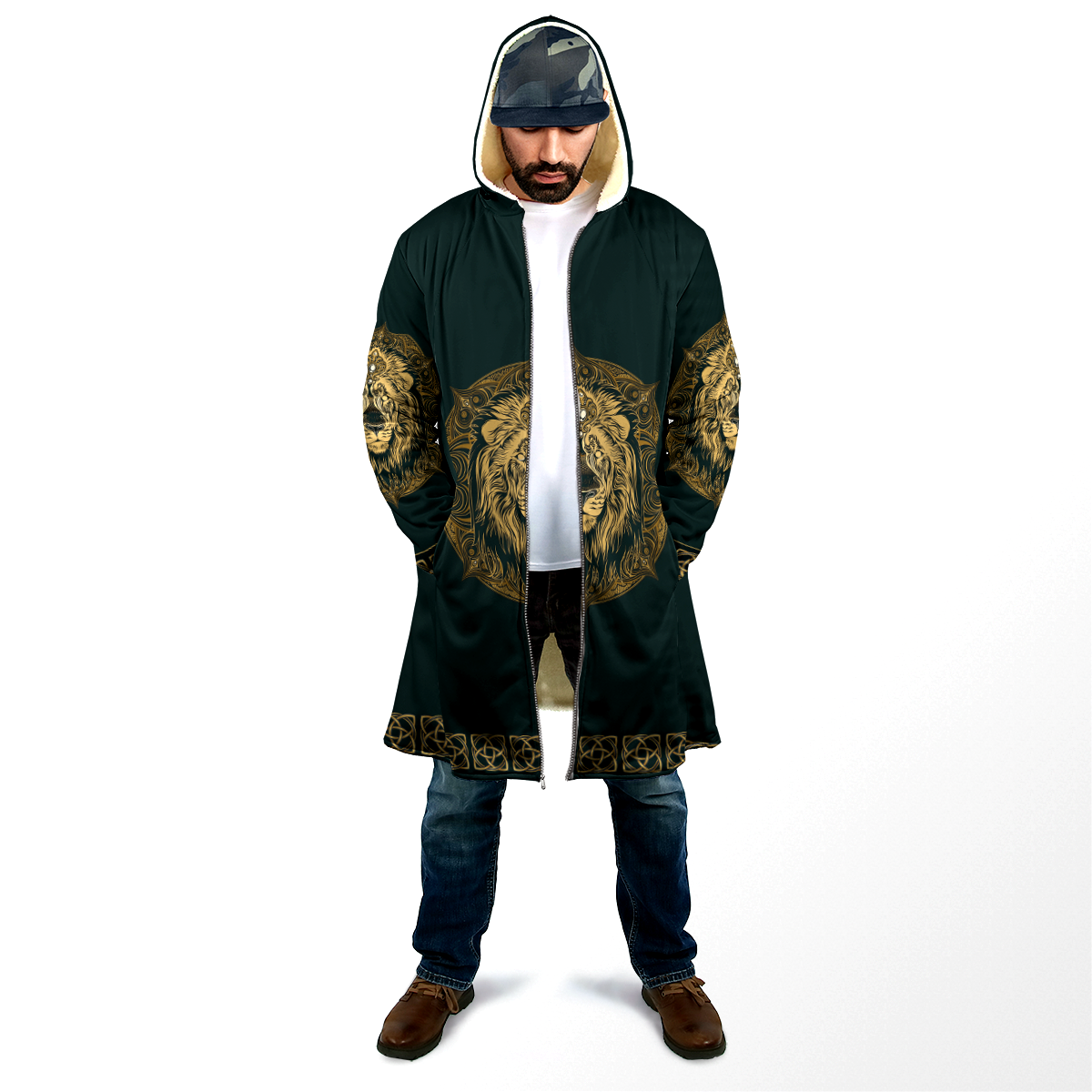 All Over Printed Irish St Patrick Day Cloak 2N Custom Name XT