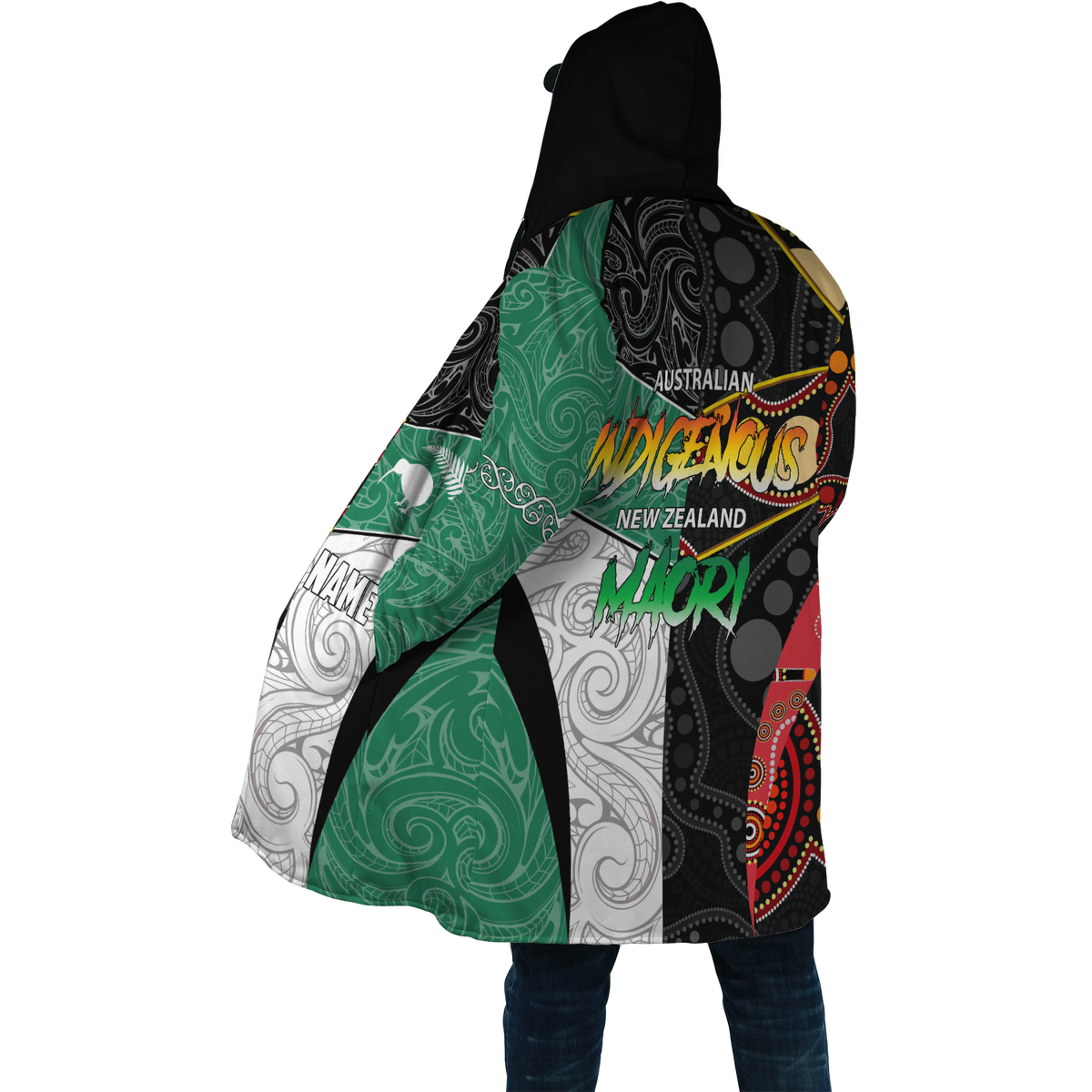 Custom Name Australia Indigenous And New Zealand Maori 3D All Over Printed Unisex