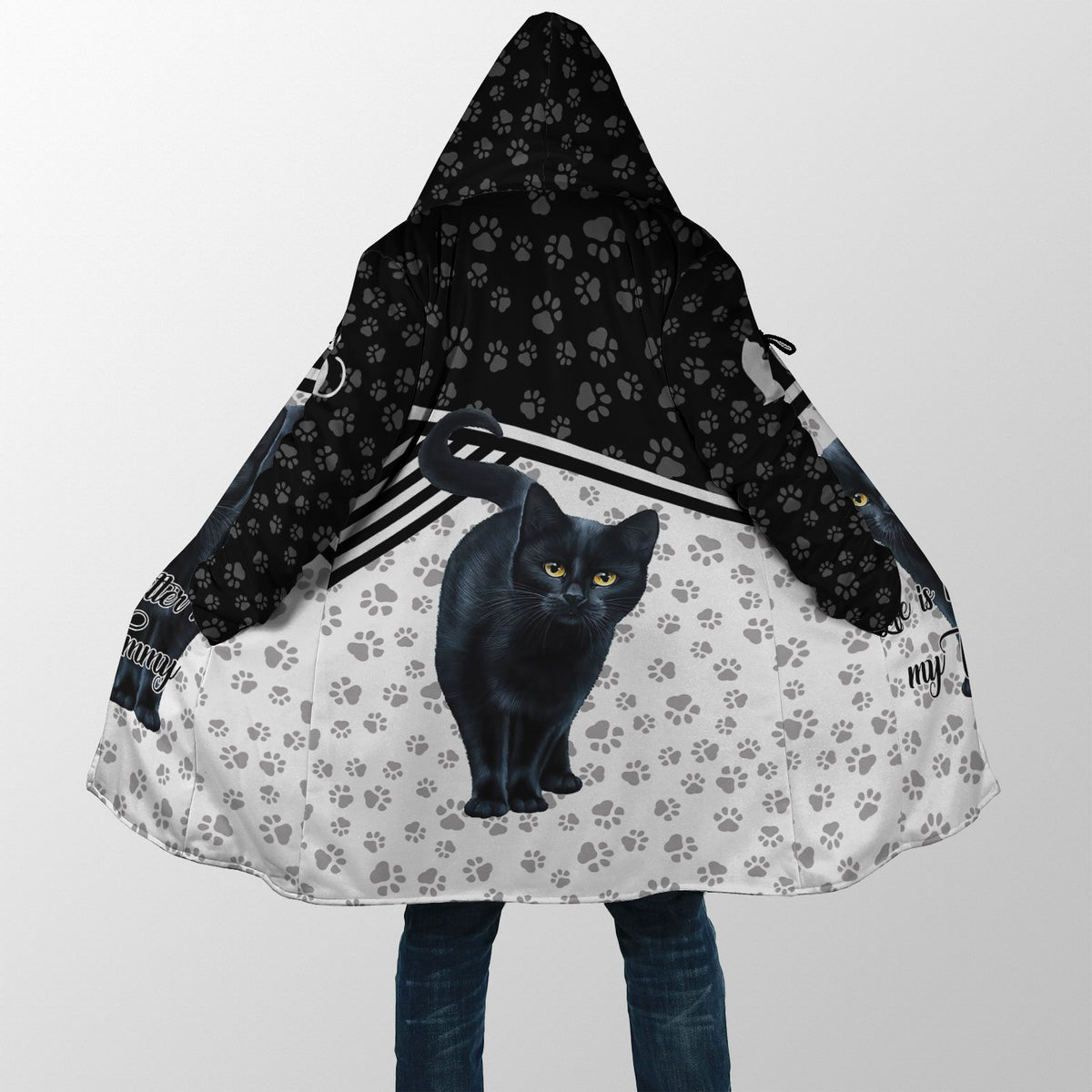 Black Cat Cloak For Men And Women JJ06022103