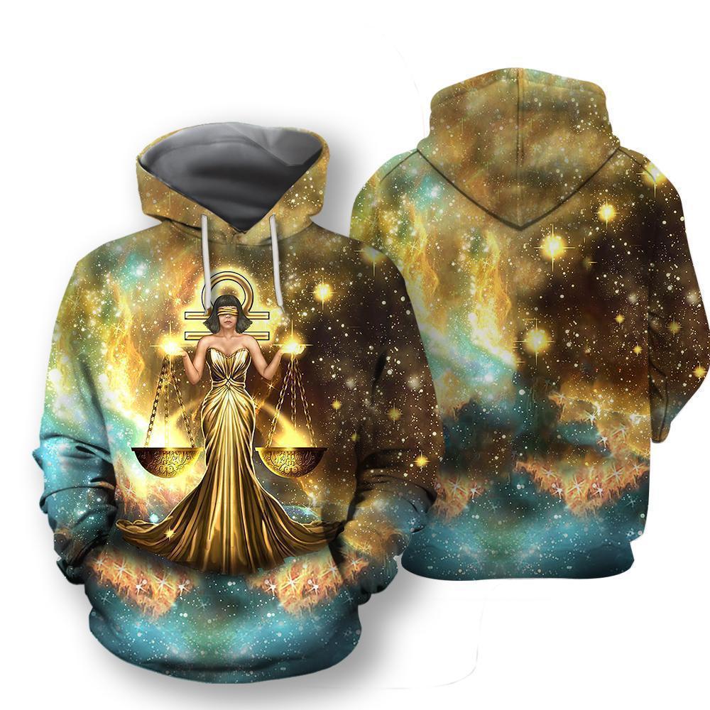 All Over Printed Libra Hoodie-Apparel-NTH-Hoodies-S-Vibe Cosy™