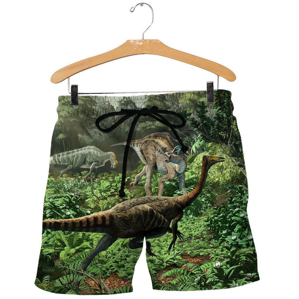 3D All Over Printed Dinosaurs Shirts and Shorts-3D All Over Printed Clothes-HP Arts-Shorts-XS-Vibe Cosy™