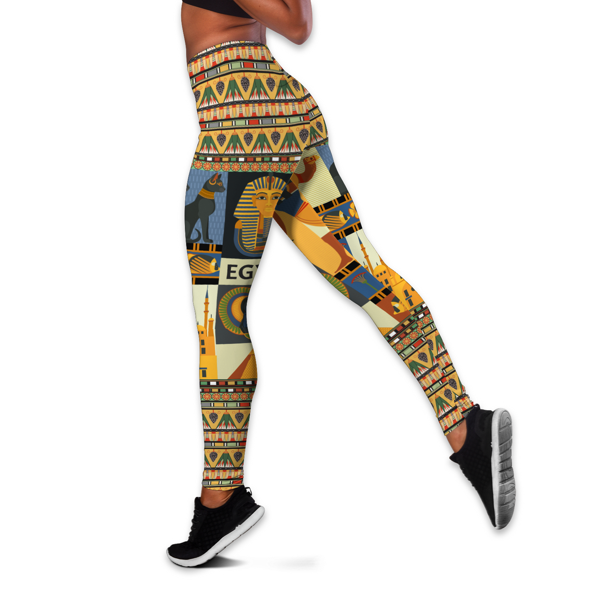 Ancient Egyptian Mythology Culture 3D print Combo Legging Tank