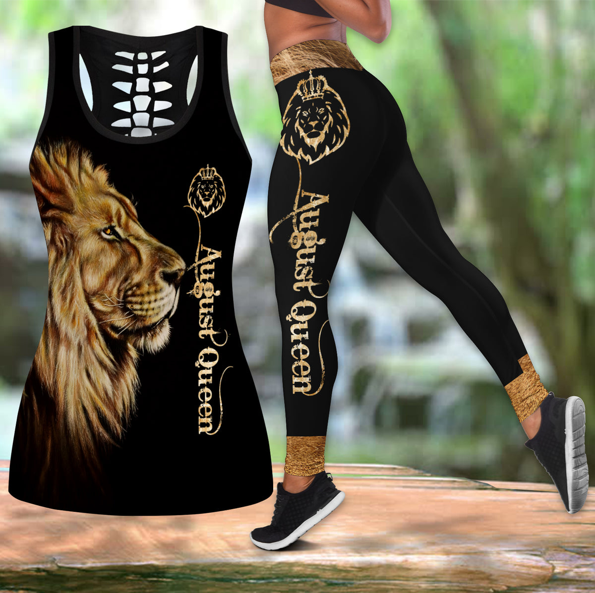 August Lion Queen 3D All Over Printed Shirt for Women