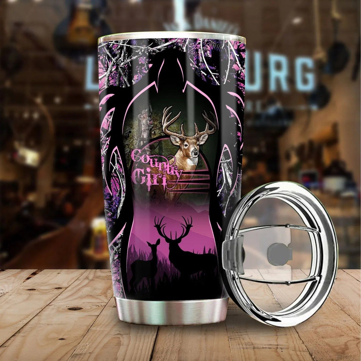 Camo Deer Hunting Tumbler 20 Oz NMT020313-NM-Vibe Cosy™