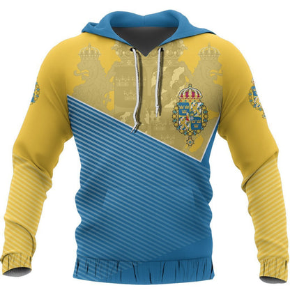 Sweden Sport Hoodie - Stroke Style ZIPNNK 116-Apparel-NNK-Hoodie-S-Vibe Cosy™