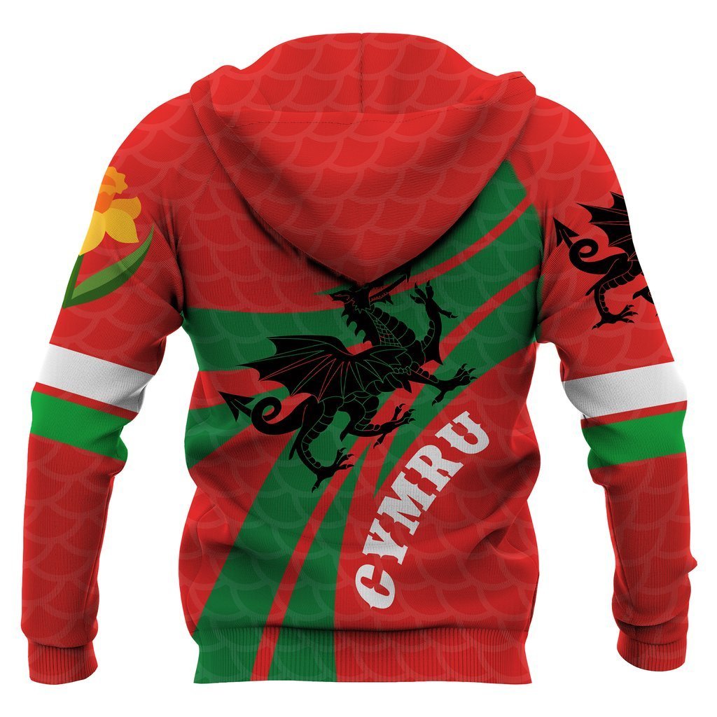Wales Champion Rugby Hoodie PL-Apparel-PL8386-Hoodie-S-Vibe Cosy™