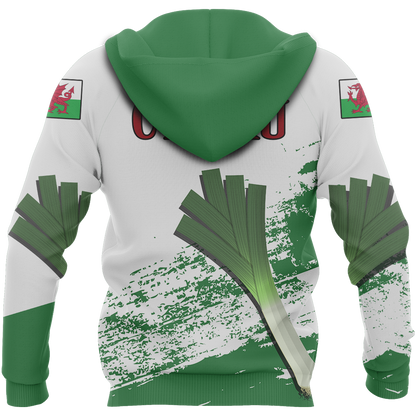 Wales Leek Hoodie Special Version PL-Apparel-PL8386-Hoodie-S-Vibe Cosy™