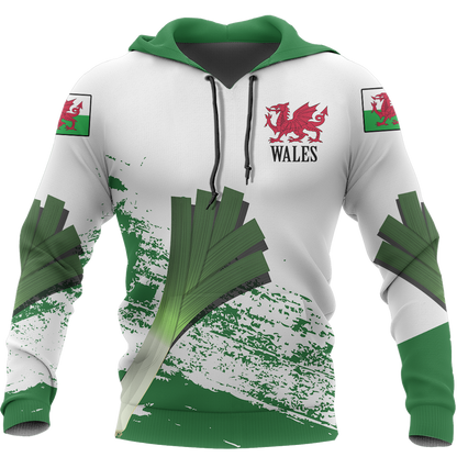 Wales Leek Hoodie Special Version PL-Apparel-PL8386-Hoodie-S-Vibe Cosy™