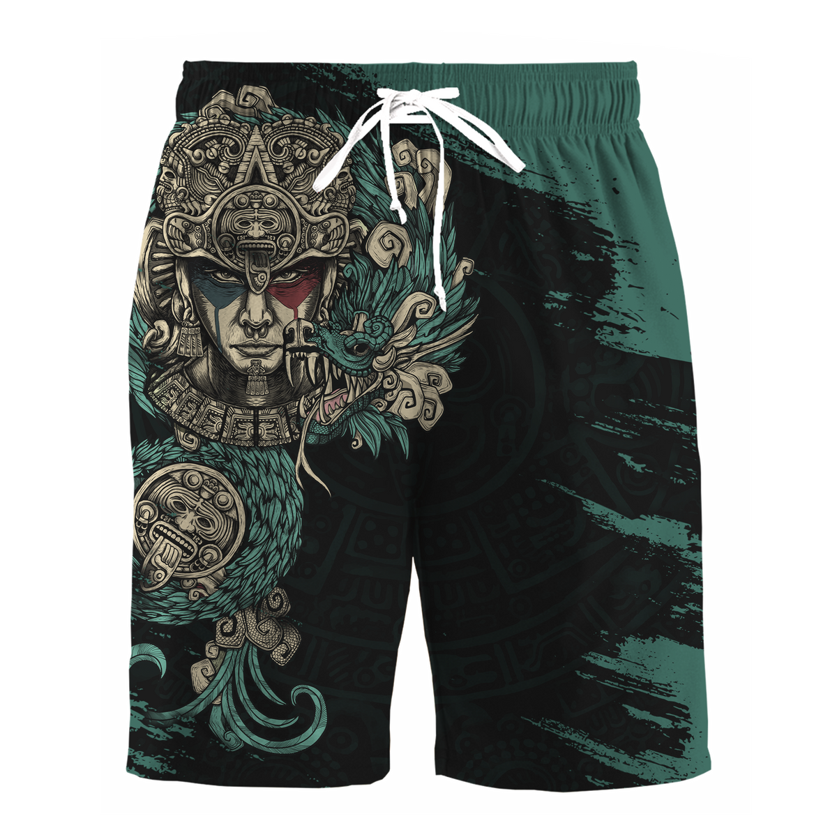Aztec Warrior 3D All Over Printed Unisex Hoodie no3