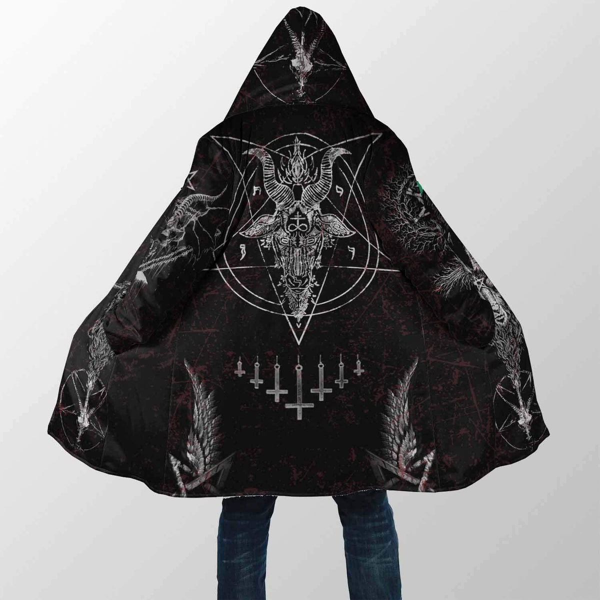 Satanic Dream Coat - Plus Size Cloak (No-Bag) MP751-Apparel-MP-S-Vibe Cosy™