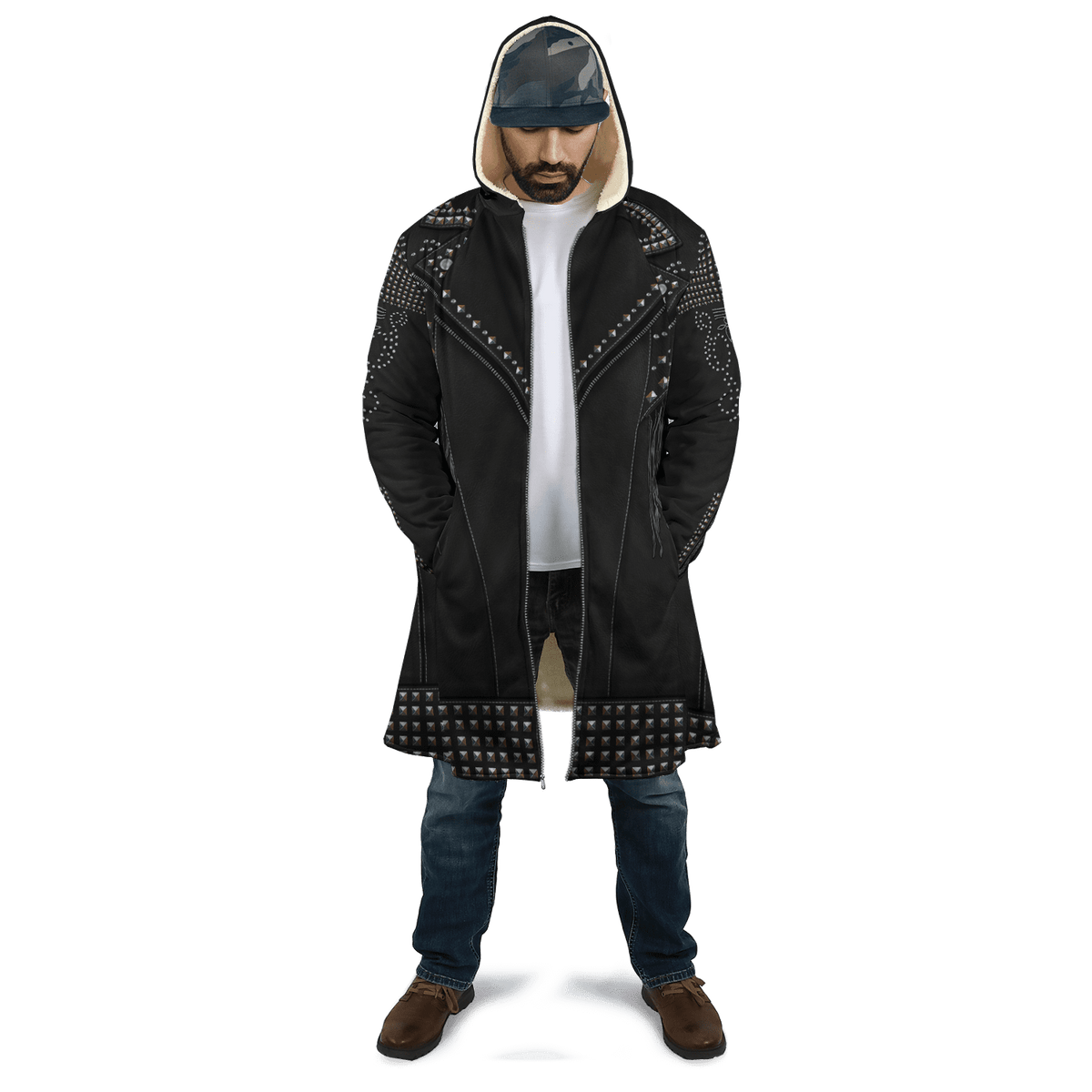 Native Cowboy Jacket No22 Cosplay 3D Over Printed Unisex Deluxe Hoodie ML