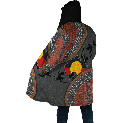 Custom name Aboriginal dots Zip pattern 3D design printed shirts