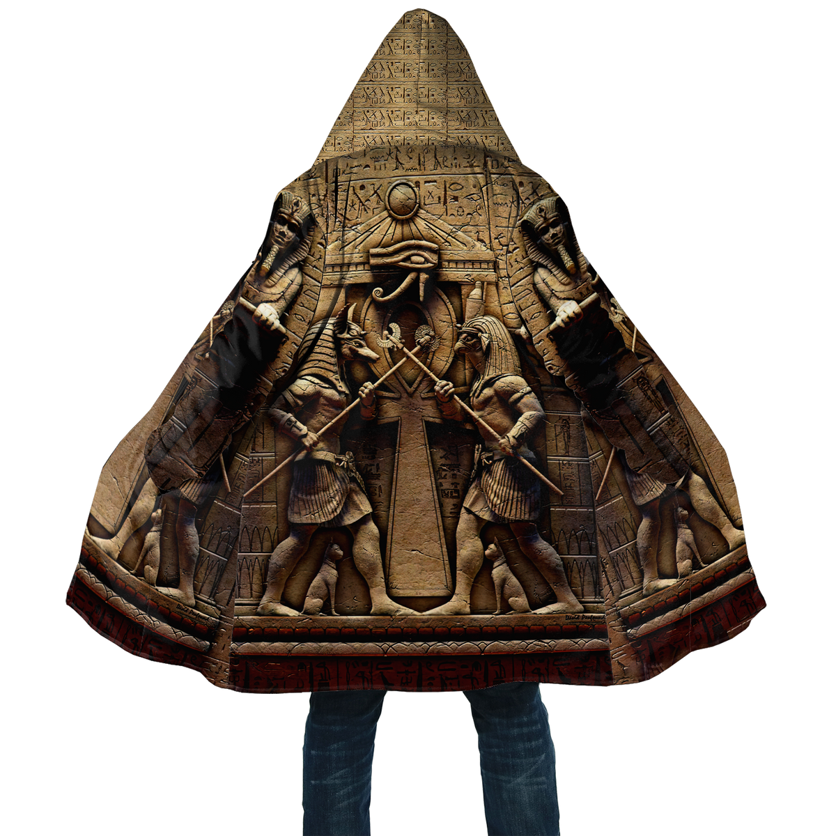 Anubis Ancient Egyptian Mythology Culture unisex 3D printed Coat