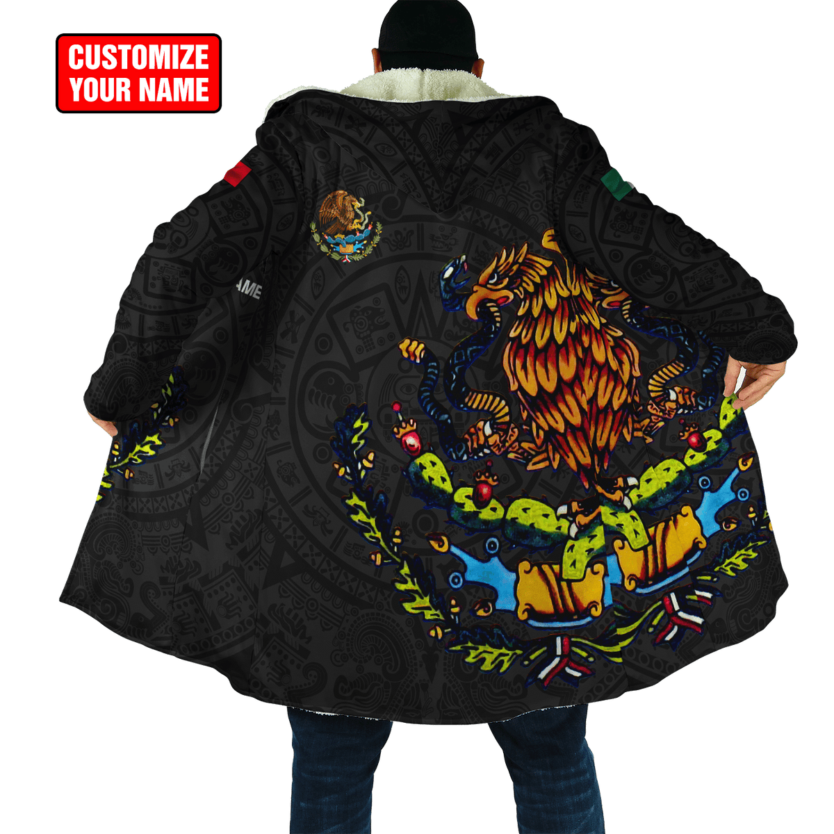 Personalized Name Mexico 3D All Over Printed Unisex