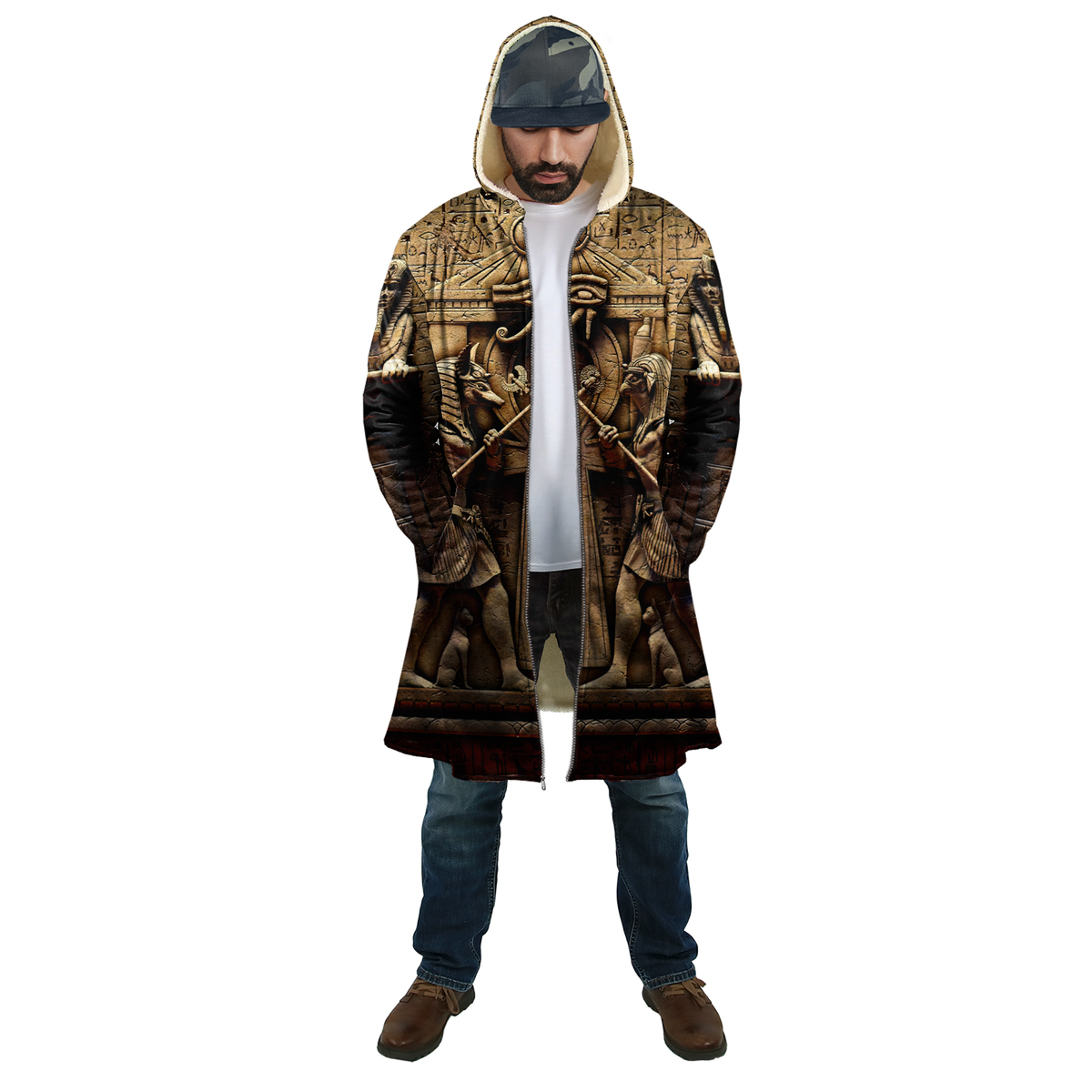 Anubis Ancient Egyptian Mythology Culture unisex 3D printed Coat