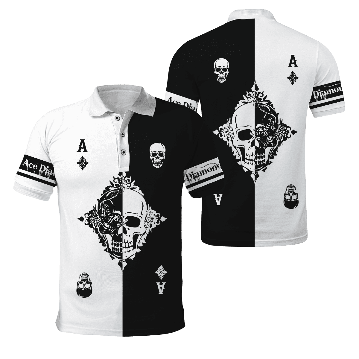 Ace Diamond 3D All Over Printed Unisex Shirts