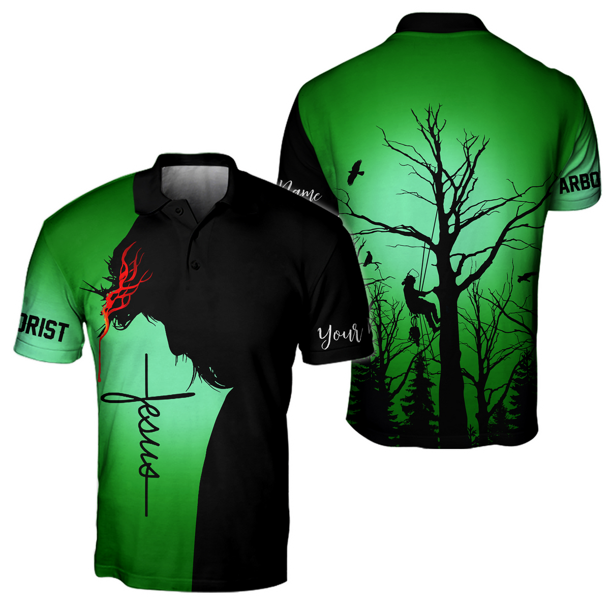 Premium Jesus Arborist Unisex 3D All Over Printed Shirts MEI