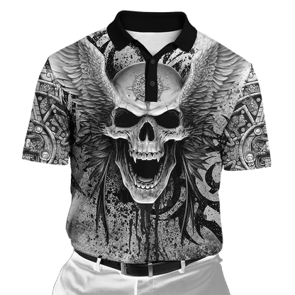 Aztec Mexican Skull 3D All Over Printed Unisex Hoodie