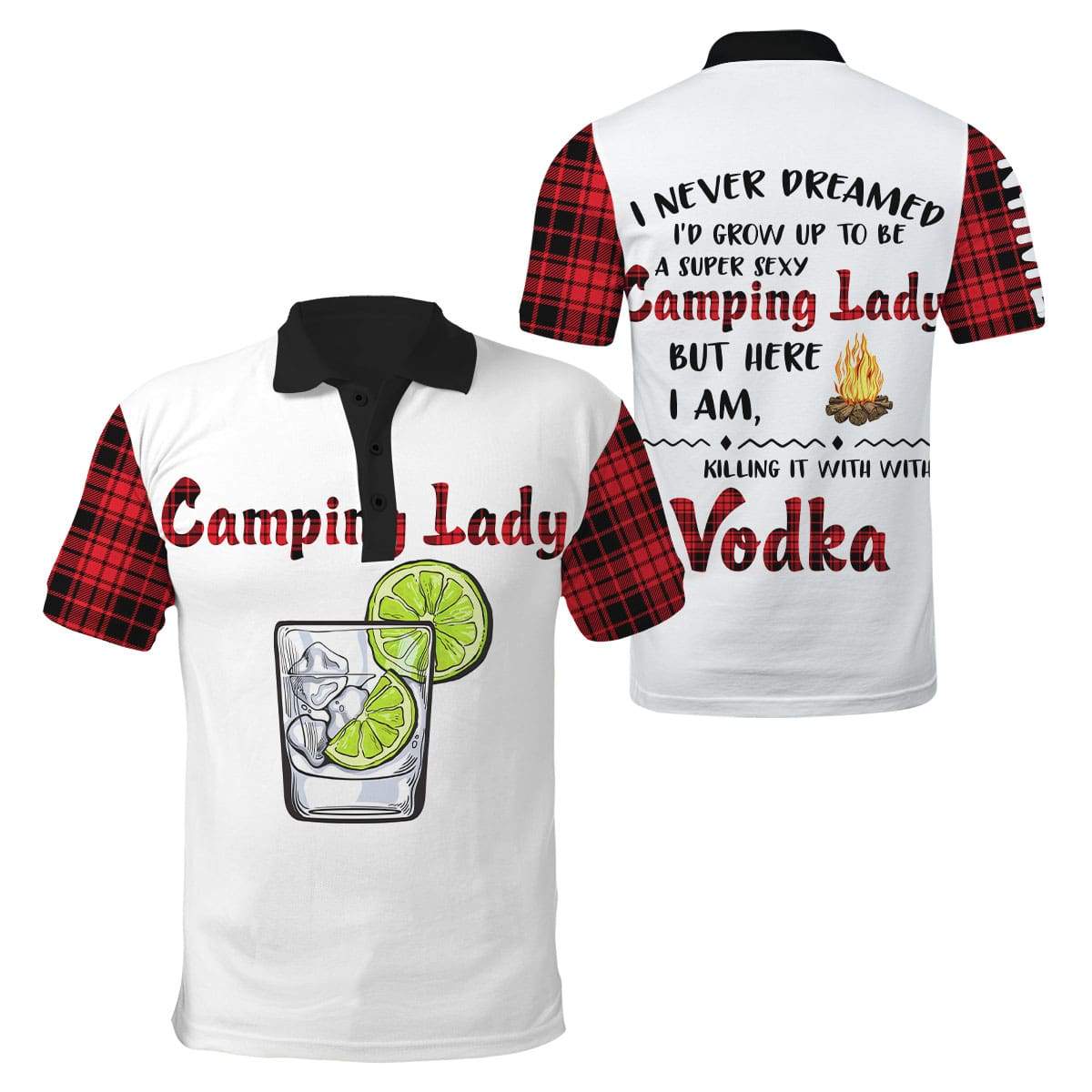 3D All Over Printed Camping  Lady Unisex Shirts Custom Name XT