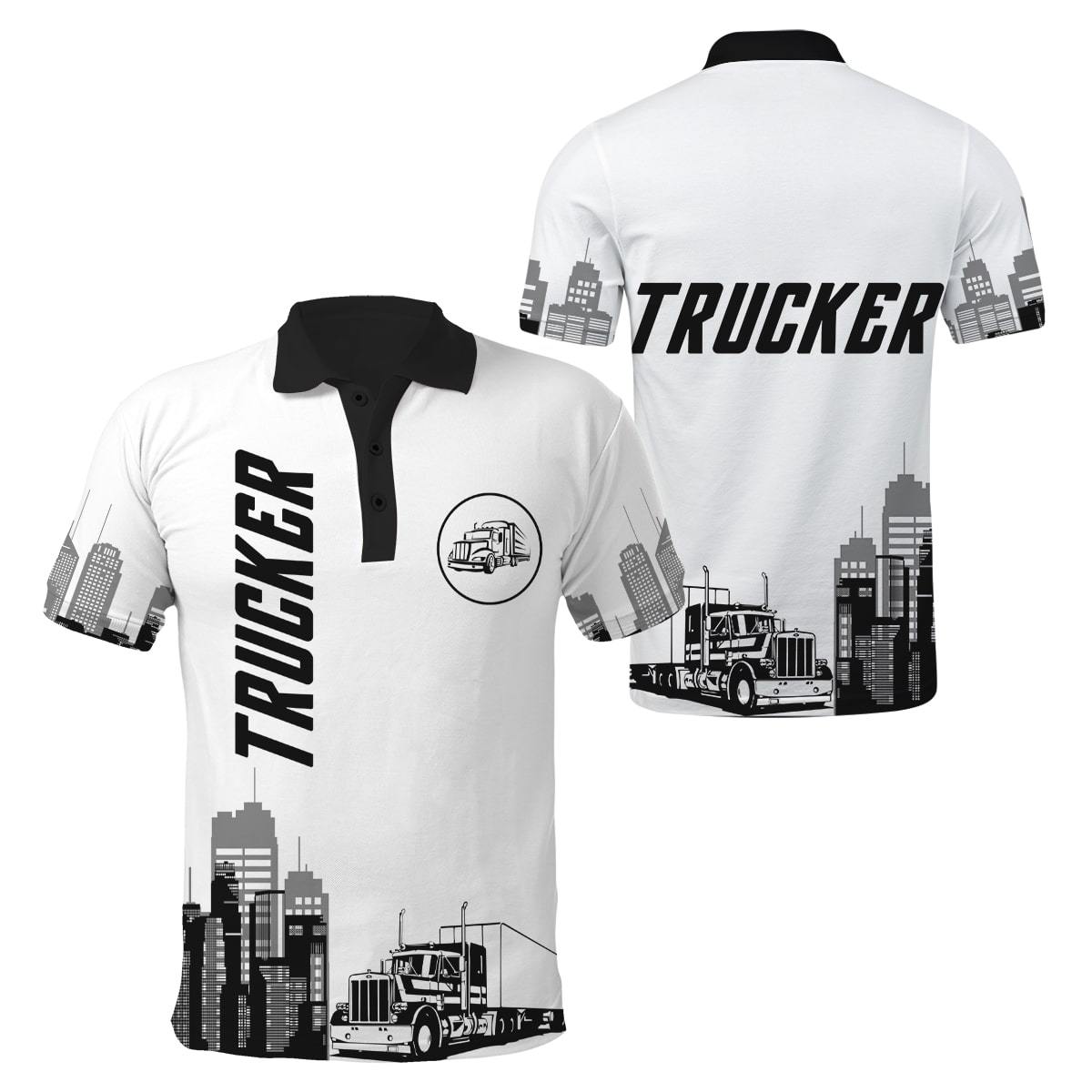 Trucker 3D All Over Printed Shirts For Men and Women