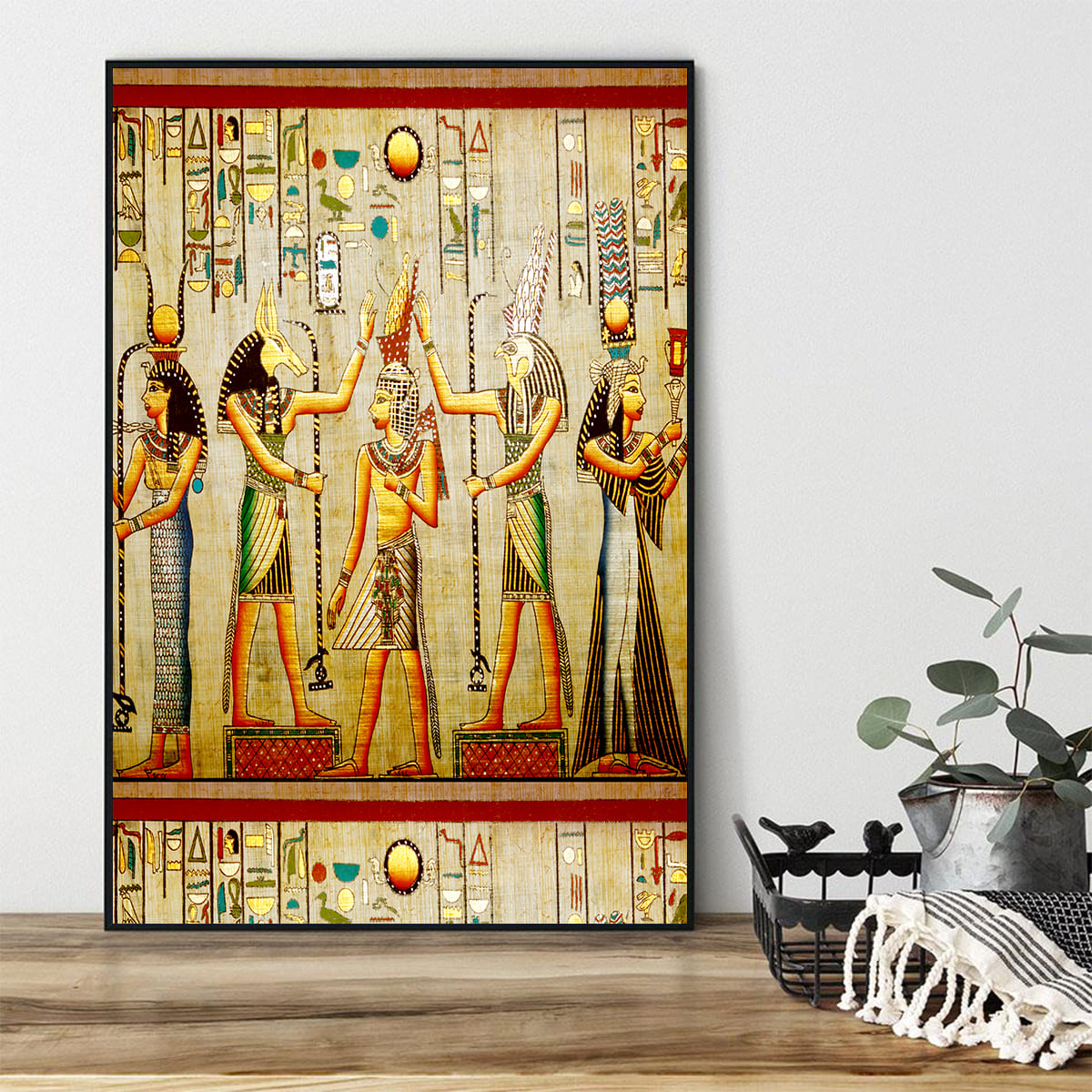 Ancient Egypt Poster Vertical 3D Printed