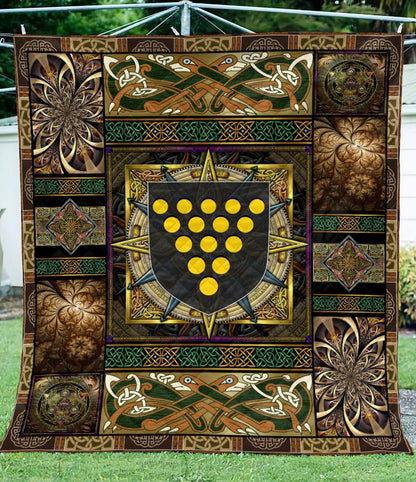 Celtic 3D All Over Printed Quilt