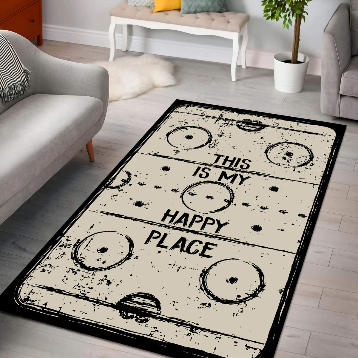 3D All Over Printed RECTANGLE HOCKEY GIFT AREA RUG XT 22022105.CXT