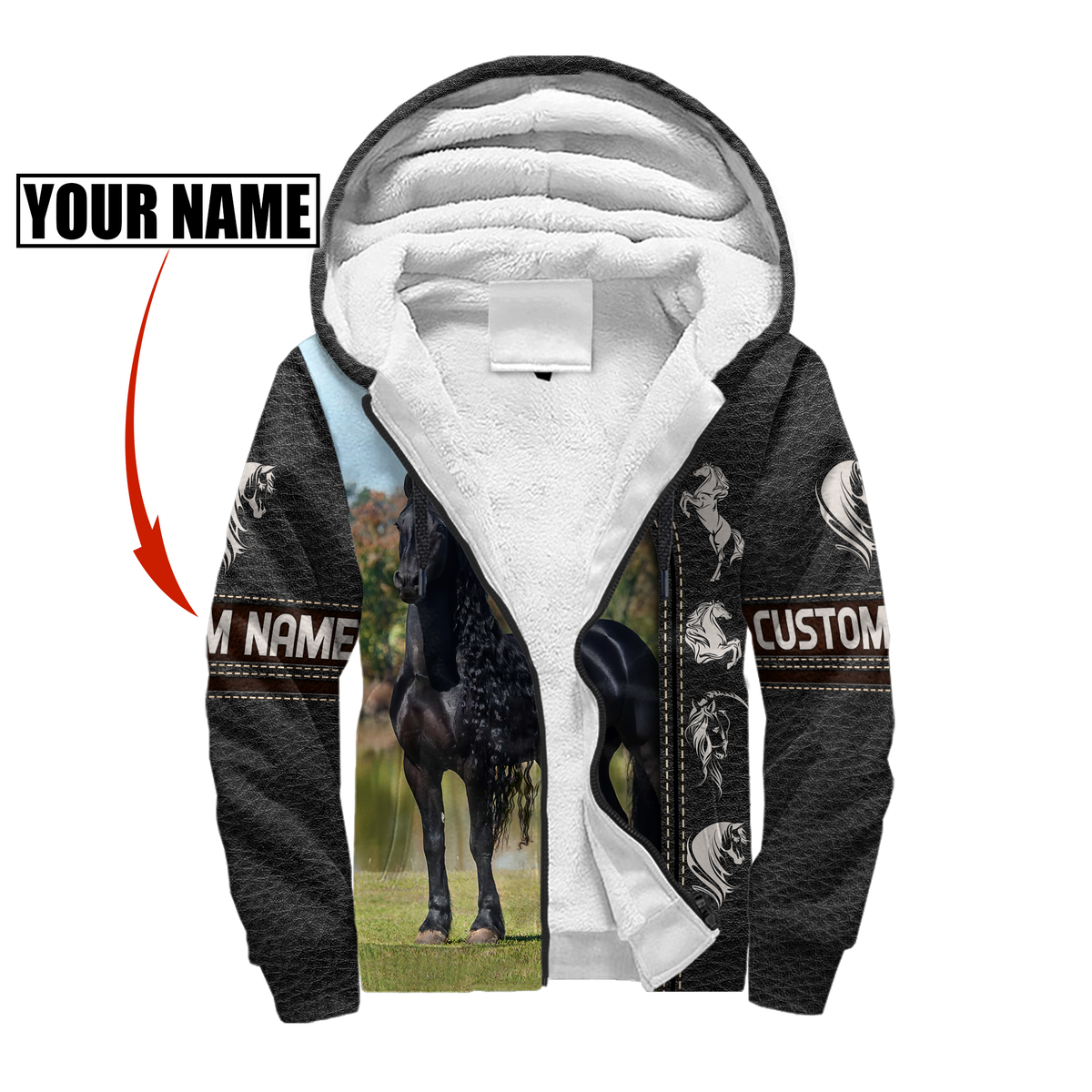 Personalized Name Premium Horse 3D All Over Printed Unisex Shirts CB
