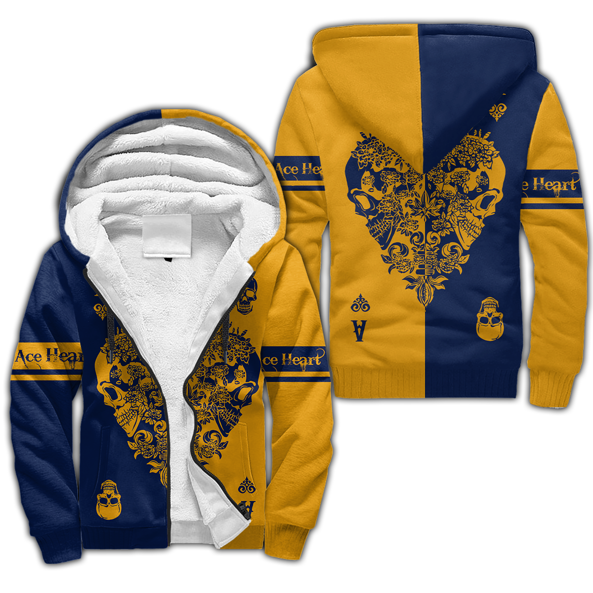 Ace Heart 3D All Over Printed Unisex Shirts