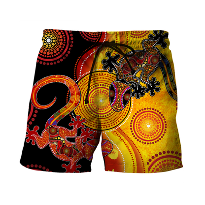 Aboriginal Australia Indigenous Lizards and the Sun shirts for men and women