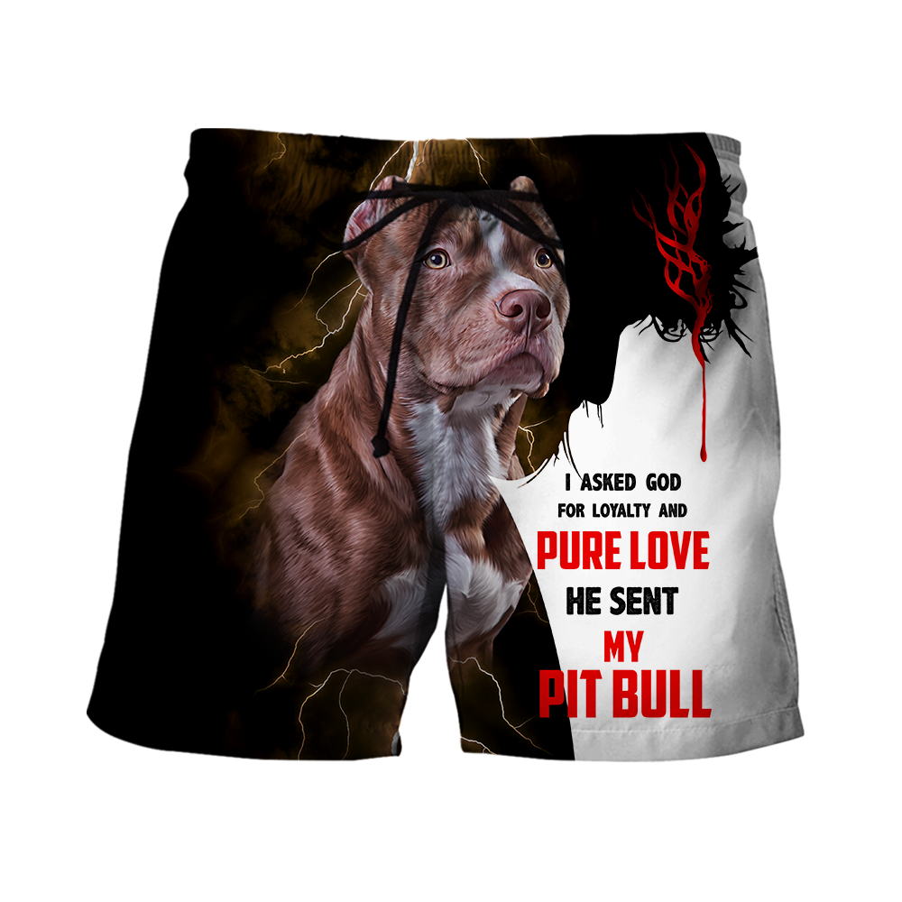 Premium God Sent Me My Pit Bull Unisex Shirts DL1006206